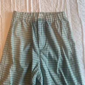 brandy melville / j galt green plaid pants